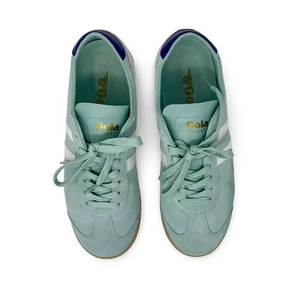 Gola Bullet Suede Sneakers – Women’s 9.5 Retro Surf / Off White Gum Sole - Picture 3 of 11